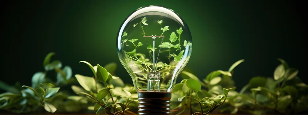 Smart energy monitor showing solar efficiency